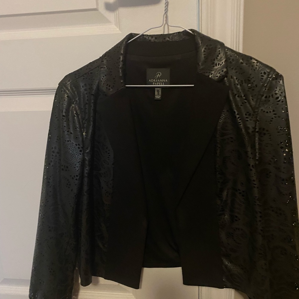 Dressy jacket to be worn with slacks and top or dress